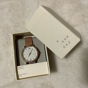 Target A . New Day Crystal Accent Watch